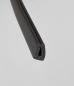 Preview: Moosgummi U-Profil – Fassungsprofil /Kantenschutzprofil 15x11mm – Klemmbereich 3mm – EPDM
