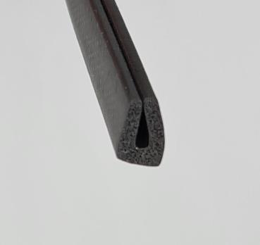 Moosgummi U-Profil – Fassungsprofil /Kantenschutzprofil 15x11mm – Klemmbereich 3mm – EPDM