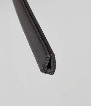 Moosgummi U-Profil – Fassungsprofil /Kantenschutzprofil 15x11mm – Klemmbereich 3mm – EPDM