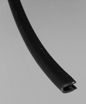 KS9-12S Kantenschutzprofil von SMI-Kantenschutzprofi - PVC Gummi  Klemmprofil mit Stahleinlage - Kantenschutz - Schwarz - einfache Montage,  selbstklemmend ohne Kleber Klemmbereich 9-12 mm (1 m) : : Baumarkt