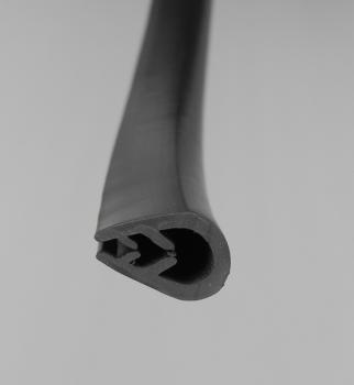 Kantenschutzprofil TPE-Kantenschutz Farbe schwarz bis 90°C 12x17mm Klemmbereich 3-5mm