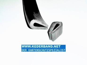 PVC-Kantenschutzprofil 9,2x18,5mm., schwarz
