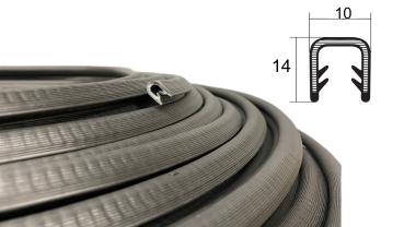 Meterware Kantenschutz für Verdecke und Kabinen 1-4mm Klemmbereich