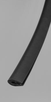 Kantenschutzprofil TPE-Kantenschutz Farbe schwarz bis 140°C 10x14mm Klemmbereich 1-3mm