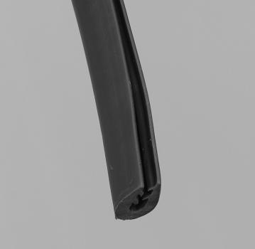 Kantenschutzprofil TPE-Kantenschutz Farbe schwarz bis 140°C 10x14mm Klemmbereich 1-3mm