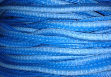 Kantenschutzprofil mit Stahleinlage für 1-2mm Bleche - Farbe Lichtblau