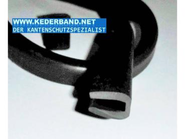 PVC-Kantenschutzprofil 5,5x8mm Farbe schwarz