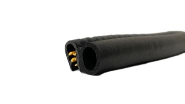 Dichtungsprofil mit EPDM-Schlauch, seitlich