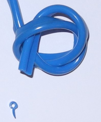 PVC-Kederband Farbe verkehrsblau Gesamthöhe 12mm