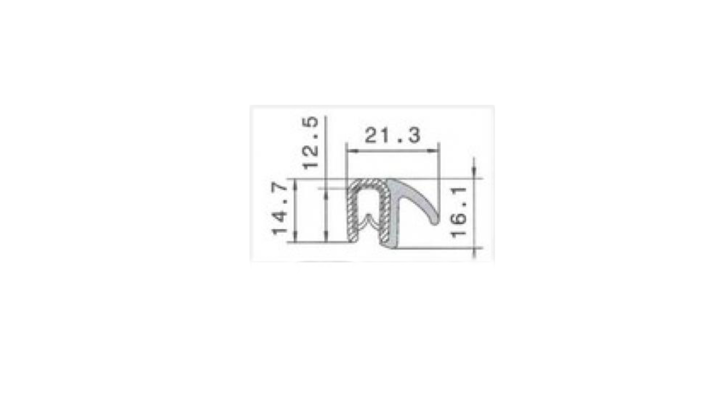 Kantenschutz mit Stahleinlage schwarz für 2-4mm Materialstärke mit