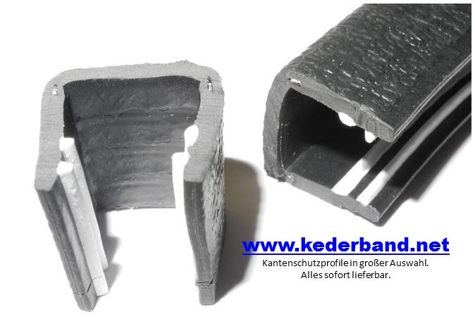 Kantenschutzprofil 9x14mm Kantenschutz Schutzprofil 1-4 mm Blech  metallverstärkt