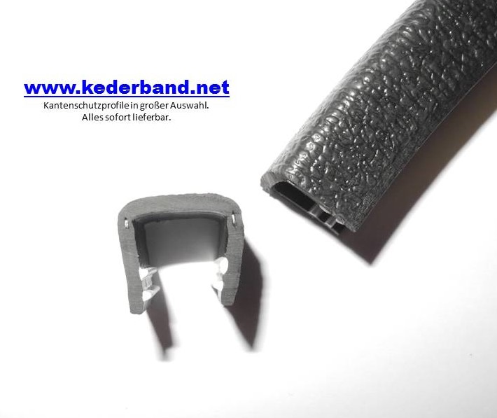 Kederband 30m (3x10m) schwarz 12mm Leistenfüller Einlegeband