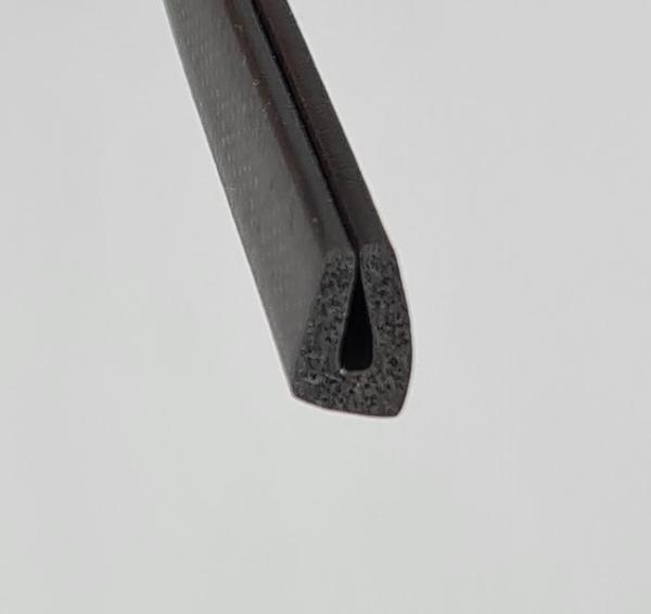 Moosgummi U-Profil – Fassungsprofil /Kantenschutzprofil 15x11mm – Klemmbereich 3mm – EPDM