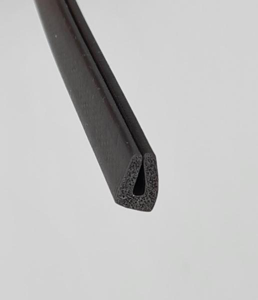 Moosgummi U-Profil – Fassungsprofil /Kantenschutzprofil 15x11mm – Klemmbereich 3mm – EPDM