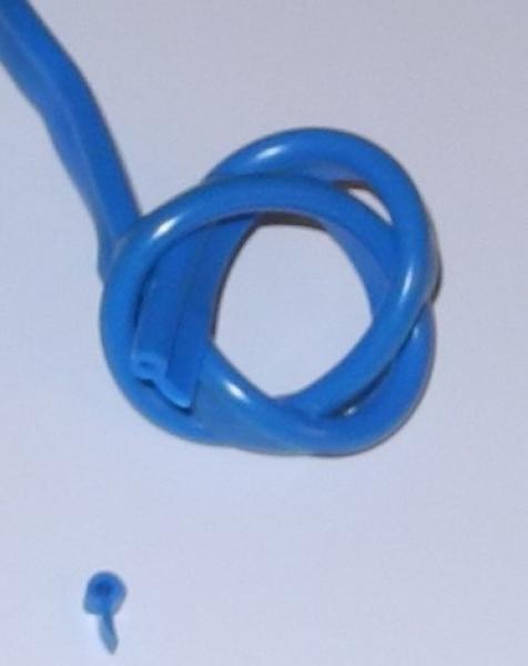 PVC-Kederband Farbe verkehrsblau Gesamthöhe 12mm - Kantenschutzprofil &  Kederband