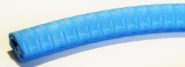 Kantenschutzprofil mit Stahleinlage für 1-2mm Bleche - Farbe Lichtblau