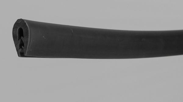 Kantenschutzprofil TPE-Kantenschutz Farbe schwarz bis 140°C 10x14mm Klemmbereich 1-3mm