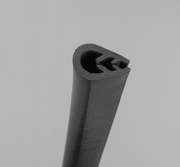 Kantenschutzprofil TPE-Kantenschutz Farbe schwarz bis 90°C 12x17mm Klemmbereich 3-5mm