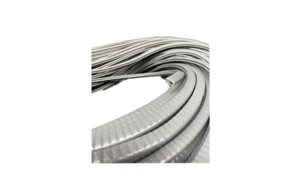 Kantenschutz mit Stahleinlage für 1-2mm Bleche Staubgrau -  Kantenschutzprofil & Kederband