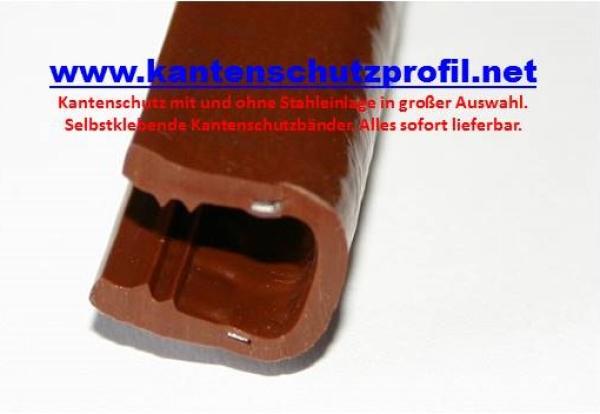 Kantenschutz Kantenschutzprofil Klemmband Keder Band WEICH-PVC Blech 6-8  farbig