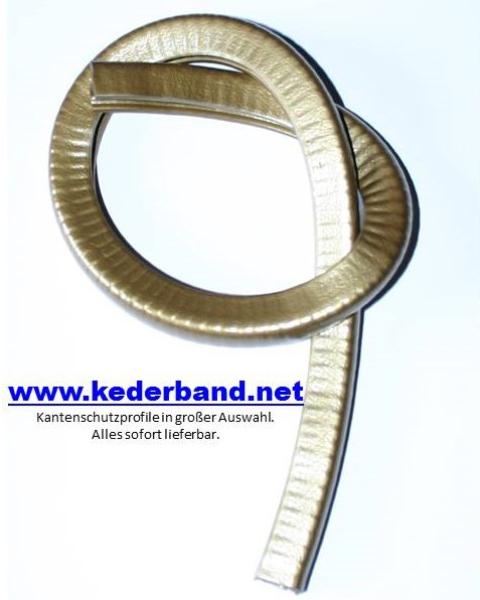 Wir führen gold Kantenschutz profil aus PVC mit Stahleinlage -  Kantenschutzprofil & Kederband