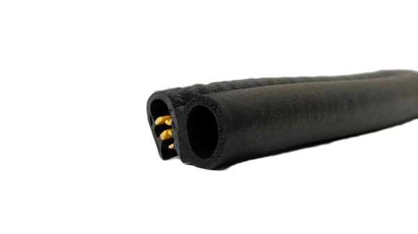 Dichtungsprofil mit EPDM-Schlauch, seitlich