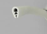Kantenschutz aus Thermoplast TPE  Klemmprofil Farbe grau für Klemmbereich 1-3 mm